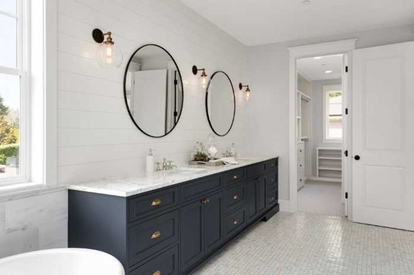 sarasota bathroom remodel vanity sink floor